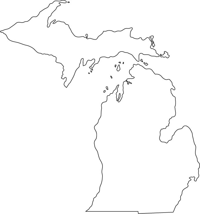 michigan-outline